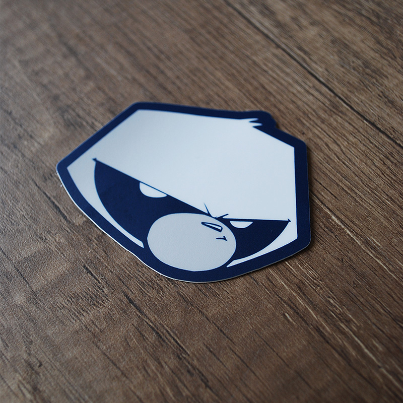 Sticker logo Panda