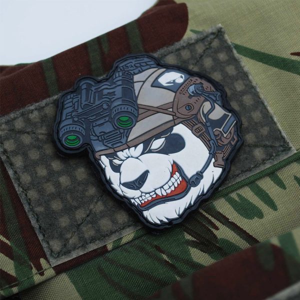 Patch PVC Panda Head
