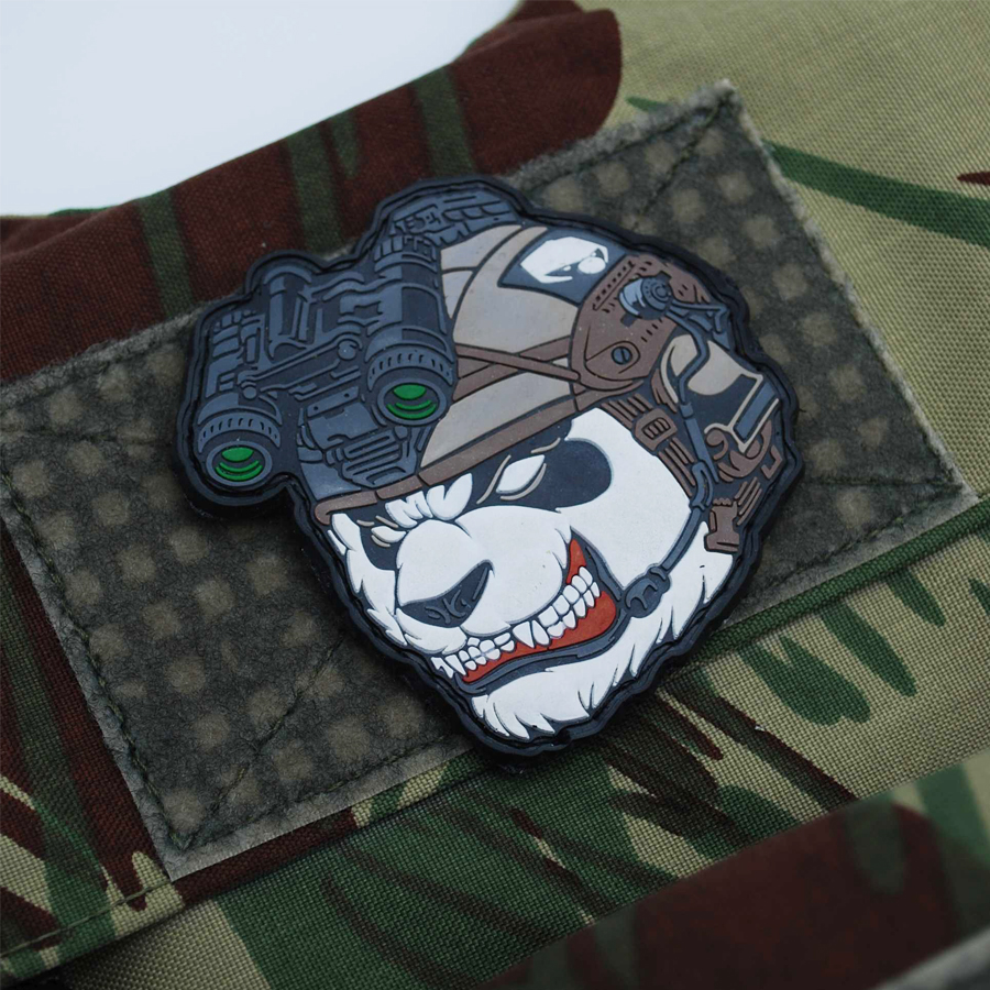 Patch PVC Panda Head