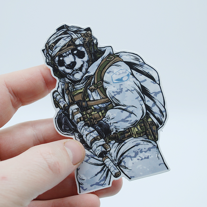 Sticker alpin pandatac