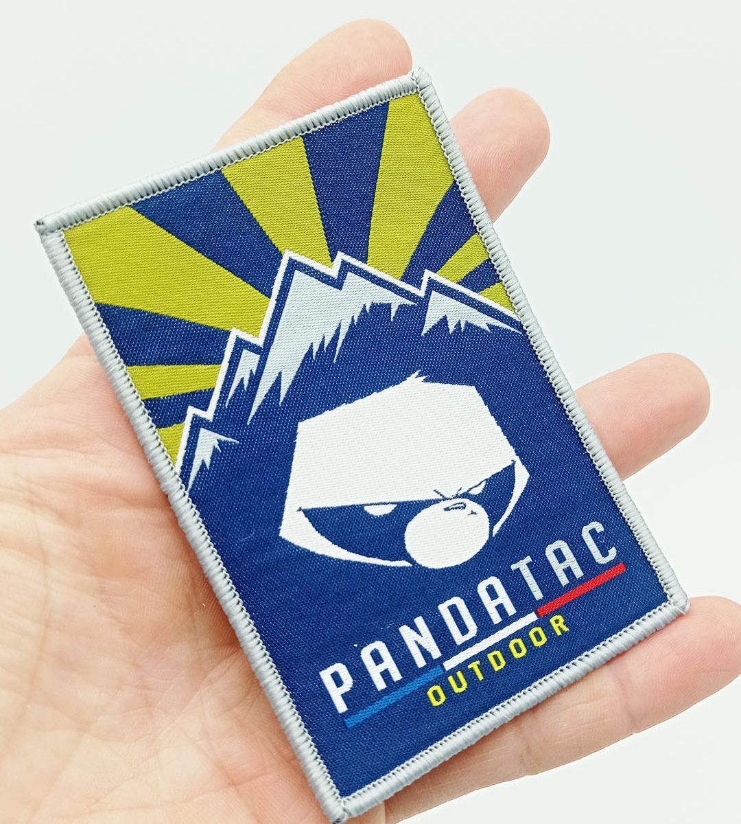 Embroidered patch pandatac outdoor