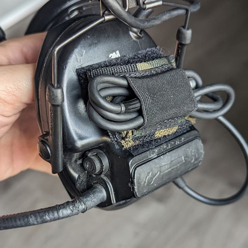 Helmet cable management