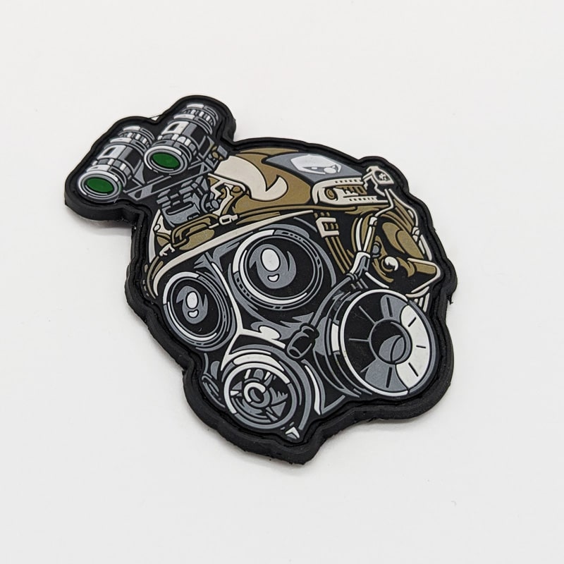 Patch PVC Panda gasmask