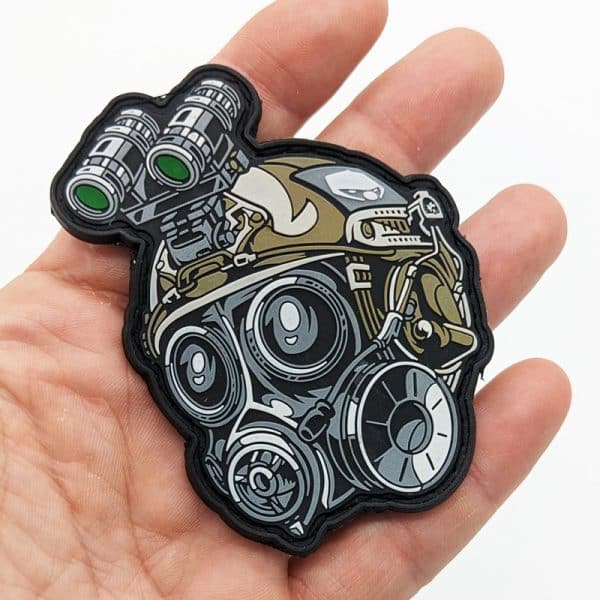 Patch PVC Panda gasmask - Image 2