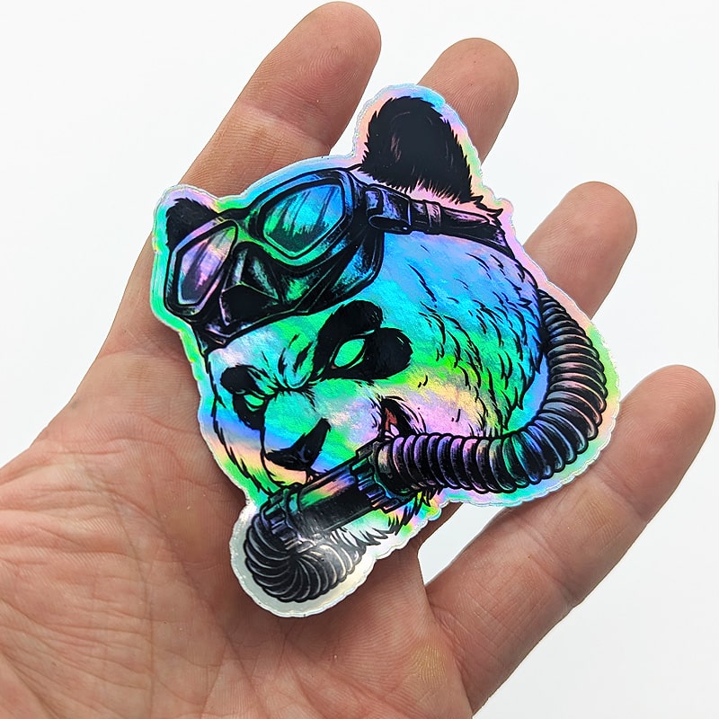 Sticker Frog(Panda)Man holo
