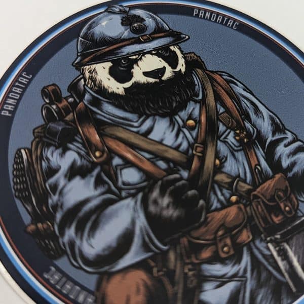 Sticker panda Poilu - Image 2