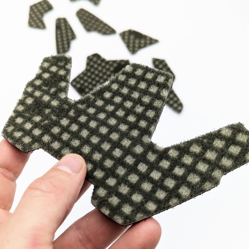 Helmet velcro loop cover
